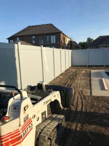 Bottle Cove Contracting security fencing project