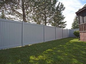 Bottle Cove Contracting privacy pvc fence project